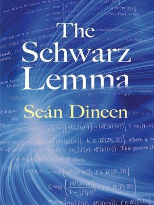 cover image of The Schwarz Lemma